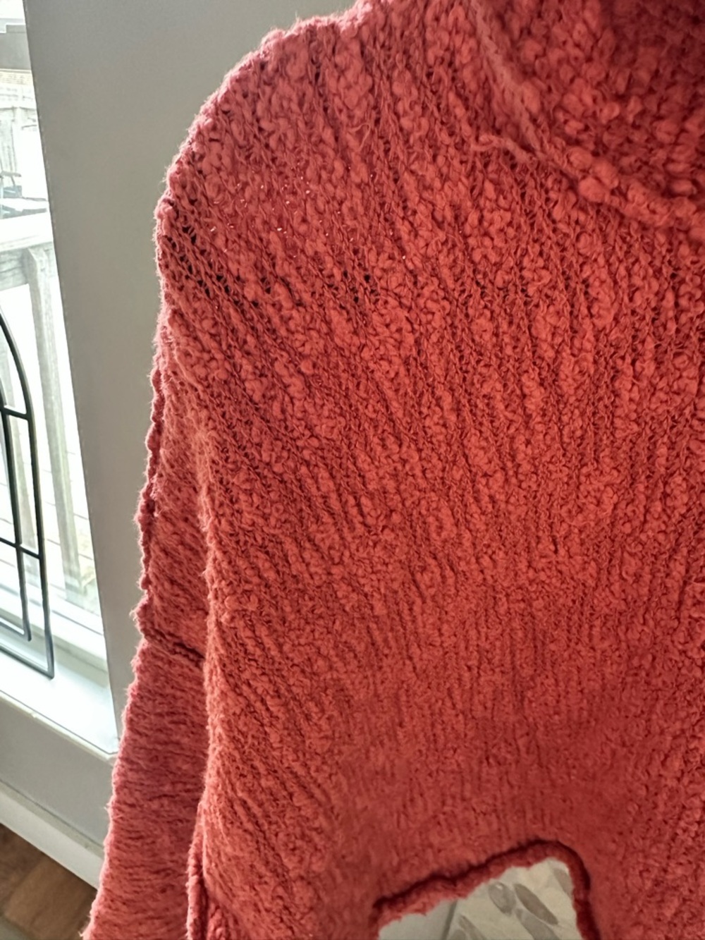 Free People Big Easy Cowl Neck Cropped Sweater View 2